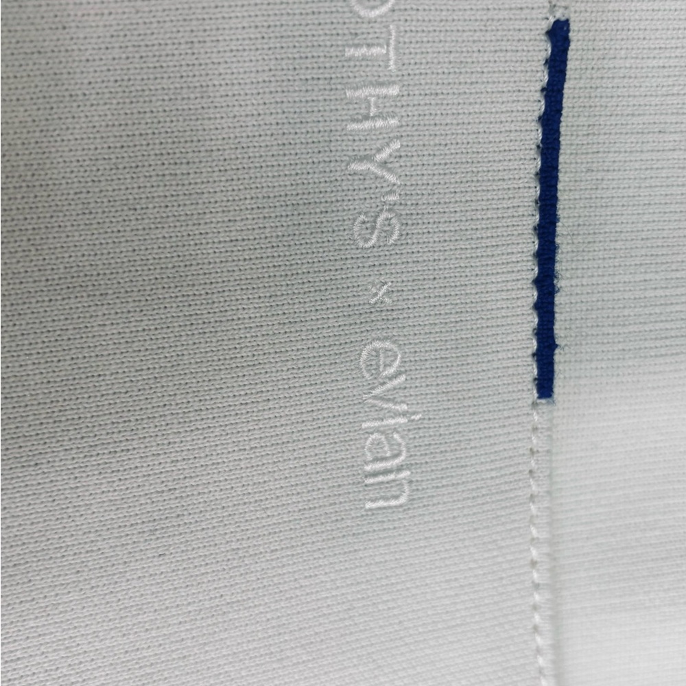 Rothy's White and Blue Travel Bag